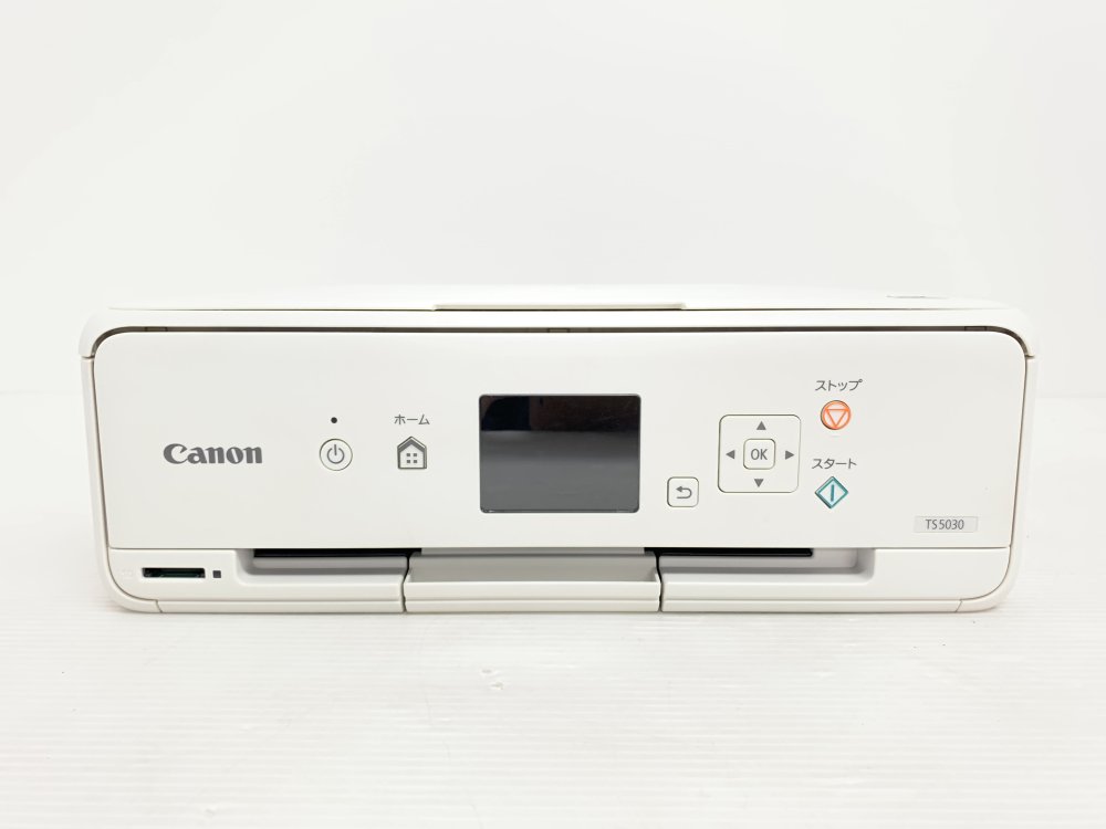 乐天商城 - 【中古】旧モデル Canon インクジェットプリンター複合機 TS5030 WH ホワイト