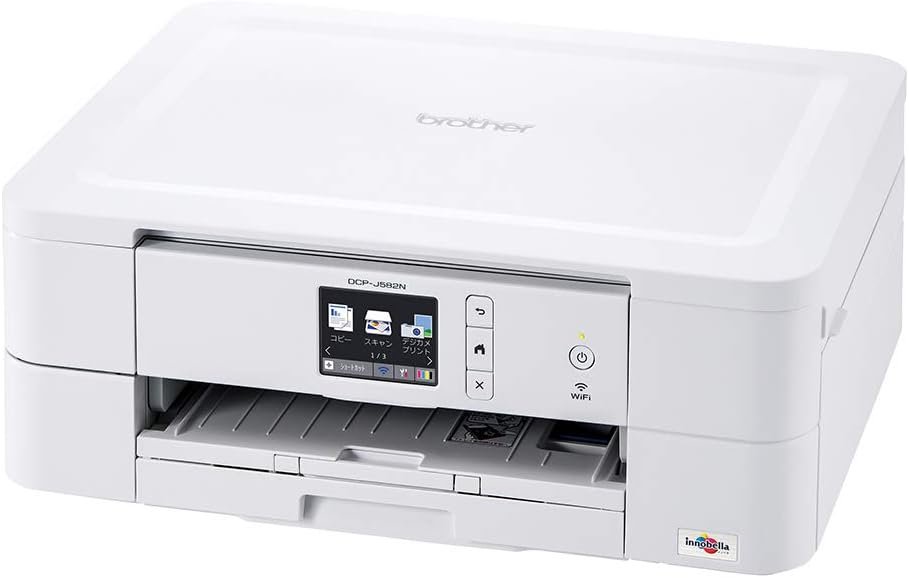 【中古】(旧モデル) ブラザー A4インクジェット複合機 DCP-J582N (無線LAN/手差しトレイ/両面印刷)