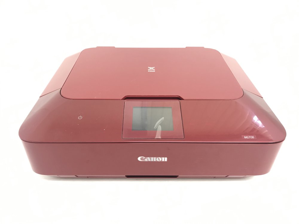 【中古】Canon キヤノンインクジェット複合機 PIXUS MG7130 RD