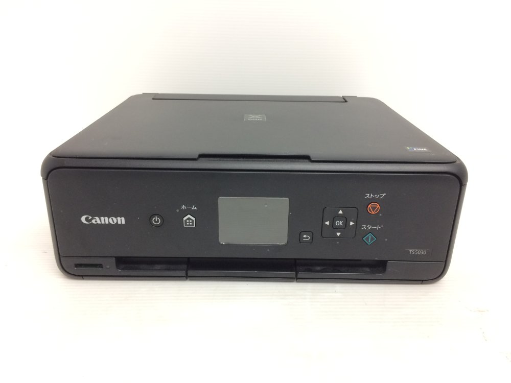 【中古】旧モデル Canon インクジェットプリンター複合機 TS5030 BK ブラック