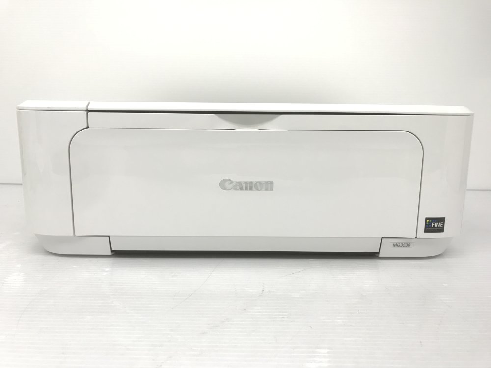 【中古】旧モデル Canon インクジェットプリンター複合機 PIXUS MG3530 WH ホワイト