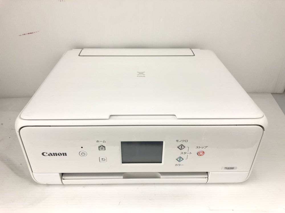 Other - 【中古】キヤノン Canon プリンター A4インクジェット複合機 PIXUS TS6330 ホワイト 2019年モデル 5色・独立型・対応インクBCI-380/381シリーズ