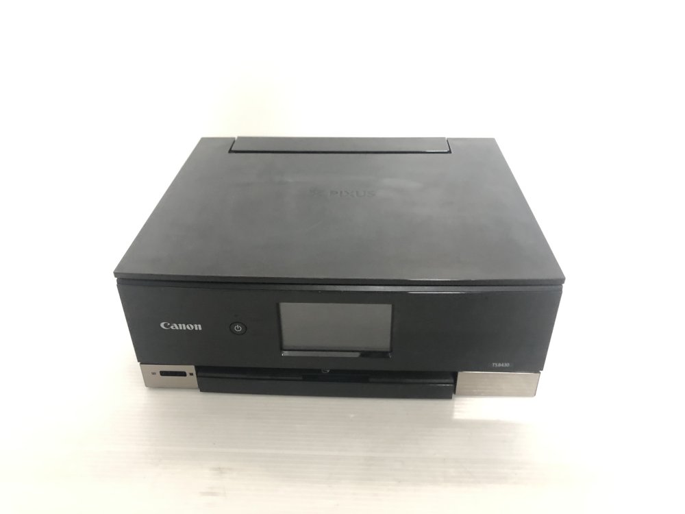 【中古】Canon プリンター A4インクジェット複合機 PIXUS TS8430 ブラック 2020年モデル テレワーク向..