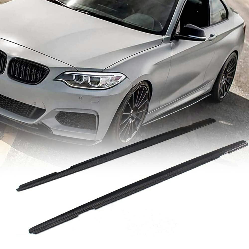 BMW 2シリーズ F22 M-sport パーツ カーボン製 サイドスカート スポイラー 左右セット サイドスポイラー サイドステップ 炭素繊維 外装 パーツ カスタム ドレスアップ エアロ エクステリア アクセサリー