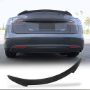 TESLA テスラ モデルS用 カーボン トランクスポイラー リアスポイラー リアウイング カーボンスポイラー チンスポイラー 綾織カーボン Tesla Mod...