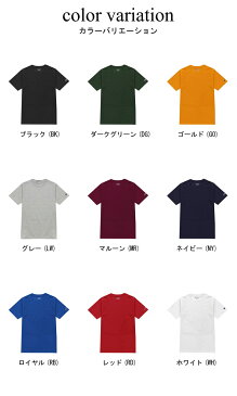 champion tシャツ 半袖 無地 メンズ チャンピオン 無地tシャツ クルーネック 丸首 チャンピョン champion メンズ tシャツ カットソー 重ね着 アメリカ ブランド おしゃれ ワンポイントワッペン メール便対応