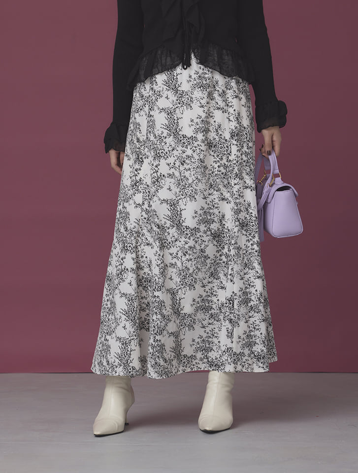 フィフス fifth プリントマーメイドスカート レディース ボトムス スカート オフィス カジュアル 【送料無料】のサムネイル