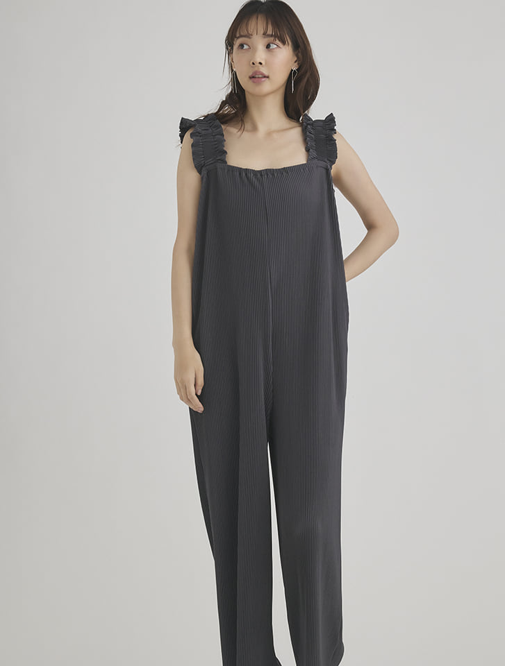 フィフス fifth サスフリルオールインワン レディース オールインワン サロペット フェミニン 20代 30代 40代【送料無料】