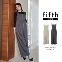 【期間限定セール:¥7718→1800】 フィフス fifth Edit Sheen フロントジップサロペット レディース オールインワン 高めウエスト切り替え...