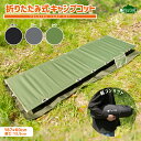 ◎クーポン対象商品【送料無料】折りたたみ式 キャンプコット Pine Field ロータイプ 全3色 収納袋付き 耐荷重約150kg 軽量 