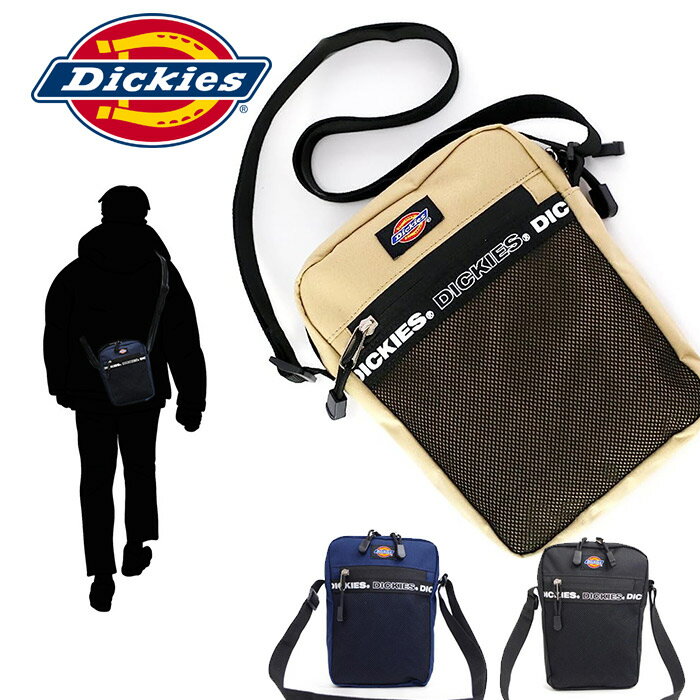 ディッキーズ バッグ メンズ Dickies ディッキーズ ショルダーバッグ ミニポーチ ロゴテープ レディース/メンズ　dic17