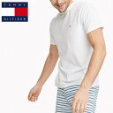 トミー Tシャツ TOMMY HILFIGER メンズ トミーヒルフィガー Tシャツ ワンポイント t545 ホワイト USAモデル大きいサイズ