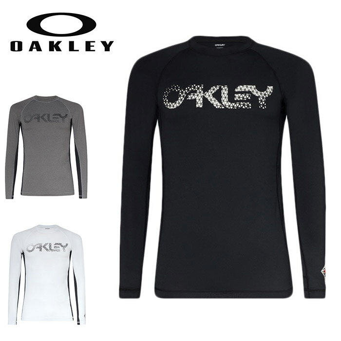 オークリーOAKLEY ロンT　ロングTシャツ 長袖Tシャツ メンズ 吸汗速乾　UPF50+ oa856