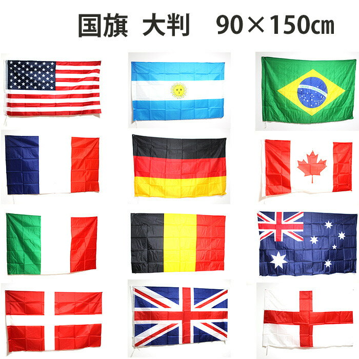 国旗 フラッグ 12カ国　アメリカ フランス イギリス カナダ ブラジル イタリア イングランドなど　訳あり
