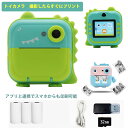 トイカメラ プリントカメラ チェキ のように即印刷 インスタントカメラ 32GBマイクロSD付き zakka371