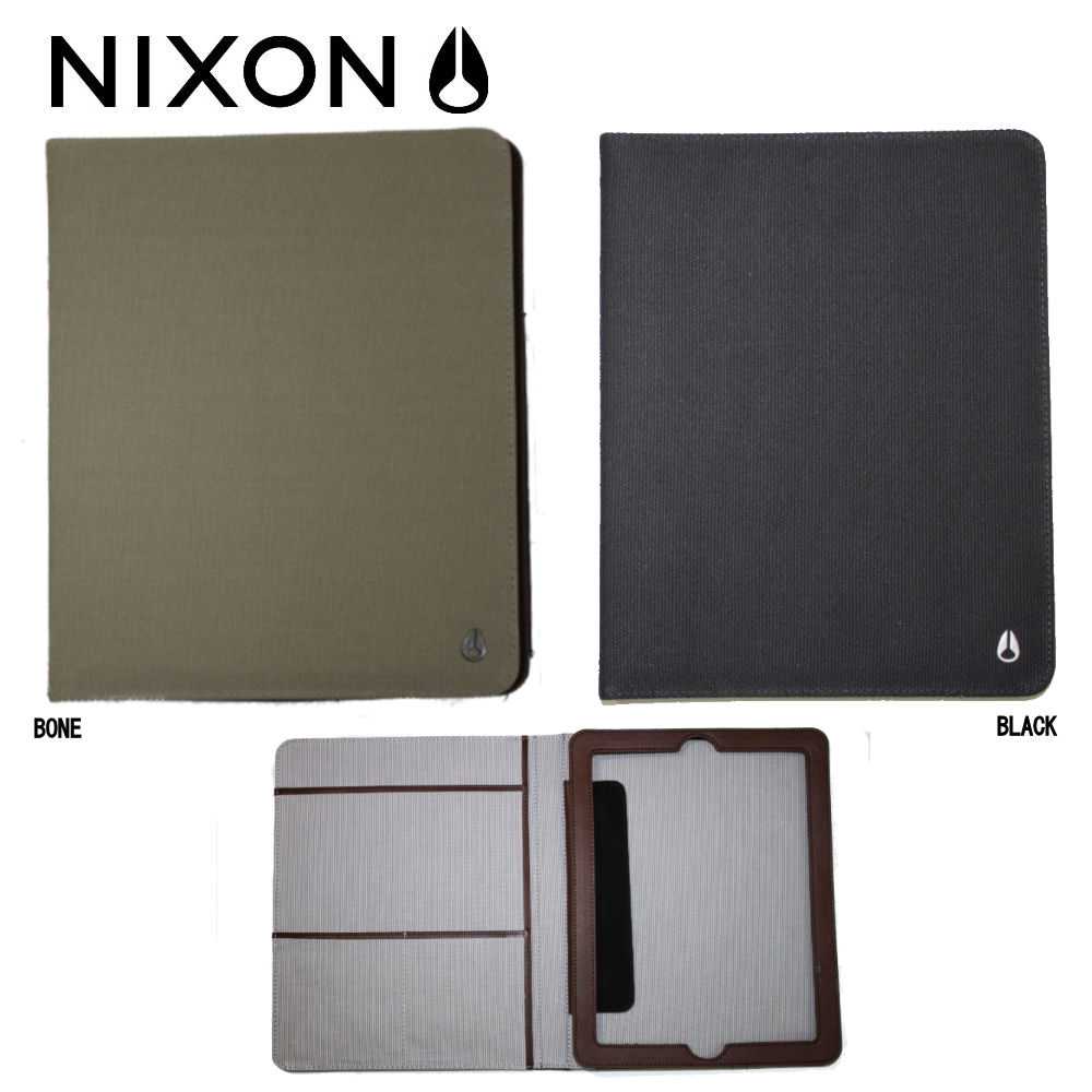 ニクソン HARDCOVER IPAD2 CASE／iPADケース　アイパッドケース　二つ折りケース／ブラック・ボーン