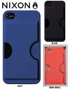 ニクソン CARDED IPHONE 4 CASE／4G／iPHONEケース　アイフォンケース　シンプル／3カラー