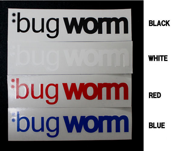 【BUG WORM】バグワーム　LOGO STICKER　