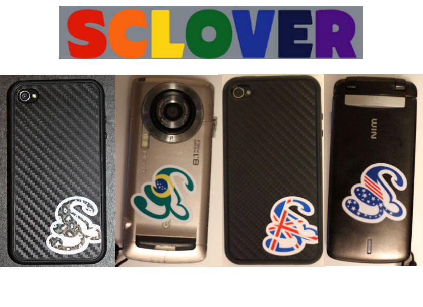 ��SCLOVER�� ���������С� LOGO �ߥ˥��ƥå��� ������ ���Ρ��ܡ��� ���ޥ� �֥饸�� USA UK �������쥪�ѡ��� 4���顼�������ʡ�