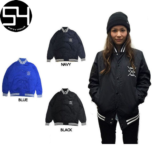 【54TIDE】54ORIGINAL JACKET ジャケット スタジャン スタジアムジャンパー ジャンバー 長袖 fiftyfourtide フィフティーフォータイド オリジナル/S・M・L・L/3カラー