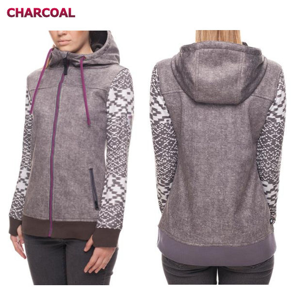 【686】シックスエイトシックス Ella Zip Bonded Fleece レディース プルオーバーパーカー 長袖 トップス スノーブランド キャンプ アウトドア アパレル ウィンタースポーツ XS/S/M 3カラー【正規品】 54tide-10062267 surf&snow 54TIDE サンプル画像3