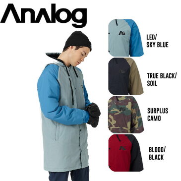 【ANALOG】アナログ2016-2017 Analog Stadium Parka メンズスノージャケット スノーウェア スノーボード XS〜XL 4カラー