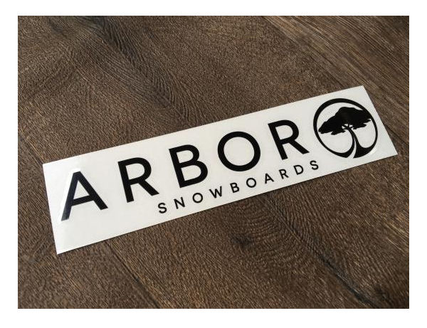 【ARBOR】アーバー LOGO DIECUT STICKER ロゴカッティングステッカー スノーボード...