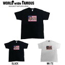 【WORLD WIDE FAMOUS】ワールドワイドフェイマス 2019 春夏 RPT 半袖Tシャツ クルーネック メンズ レディース YL S M L XL 2XL 2カラー 【あす楽対応】