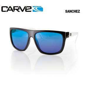 【CARVE】カーブ SANCHEZ Polarized Iridium メンズ サングラス 偏光レンズ サーフィン アウトドア Black White【あす楽対応】