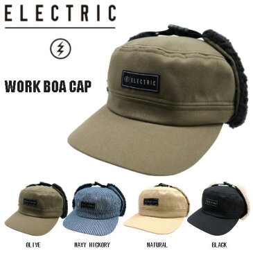 【ELECTRIC】 エレクトリック 2020秋冬 WORK BOA CAP ワークボアキャップ フライトキャップ E21C03 スノーボード ウィンタースポーツ ハット HAT 耳あて 4カラー【正規品】【あす楽対応】