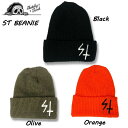 【LURKING CLASS】ラーキングクラス ST BEANIE ビーニー SKETCHY TANK スケッチータンク ニット 帽子 防寒 ストリート スケートボード キャンプ BLACK/OLIVE/ORANGE 【あす楽対応】