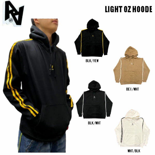 楽天surf＆snow 54TIDE【AA HARD WEAR】ダブルエーハードウェア 2020/2021 LIGHT OZ HOODIE メンズ レディース フーディー プルオーバー スノーボード S/M/L/XL 4カラー【あす楽対応】