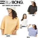 【BILLABONG】ビラボン 2023春夏 レディース SOFT CURSIVE LOGO CROPED TEE Tシャツ 半袖 ティーシャツ スケボー サーフィン トップス M/L 4カラー 【正規品】【あす楽対応】