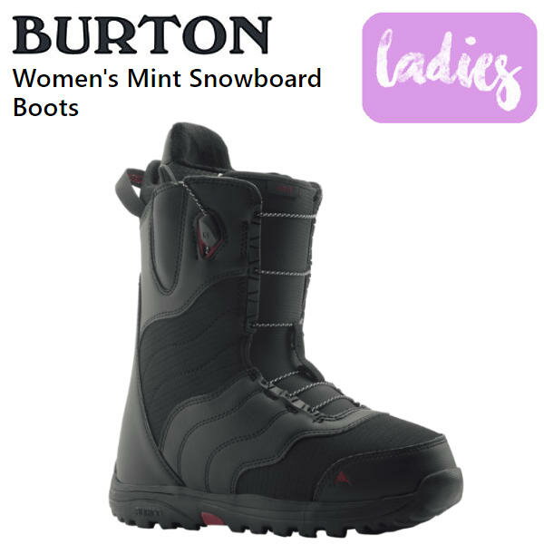 【予約受付中】【BURTON】2022/2023 バートン Women's Mint Snowboard Boots レディース ミント スピードレース ブーツ スノーボード 22.0~24.0 ブラック【正規品】【あす楽対応】