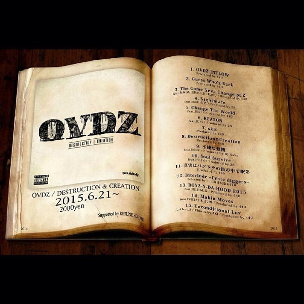 ��OVDZ��Destruction&Creation HIP HOP CD