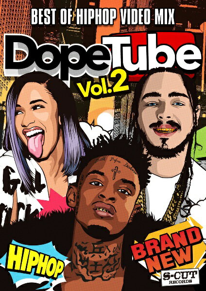 【DopeTube】Best Of Hip Hop Video Mix- Vol.2 ヒップホップ DVD 120分 CARDI B POSTMALONE 21 SAVAGE..