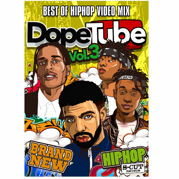 楽天surf＆snow 54TIDE【DopeTube】Best Of Hip Hop Video Mix- Vol.3 ヒップホップ DVD 120分 MV DRAKE ASAP ROCKY RAE SREMMURD ドレイク　レイシュレマー　エイサップ【あす楽対応】