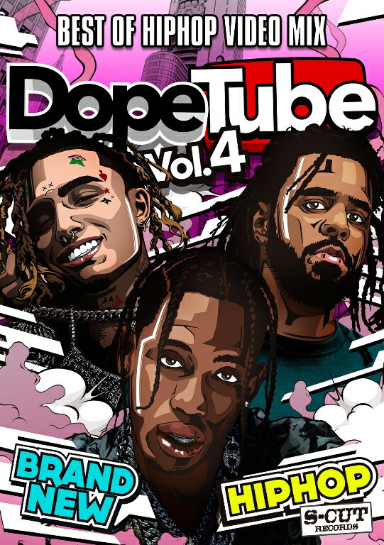 【DopeTube】Best Of Hip Hop Video Mix- Vol.4 ヒップホップ DVD 120分 TRAVIS SCOTT LIL PUMP J COLE..
