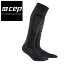 【CEP】シーイーピー 薄くて暖かい遠赤外線素材 Snowboard Ultralight Socks サイズII-IV 高機能 レディーススノーボードソックス 靴下 BlackAnthracite