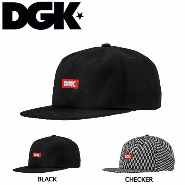 【DGK】ディージーケー 2019春夏 Illusion Strapback Hat メンズ キャップ ストラップバック 帽子 2カラー