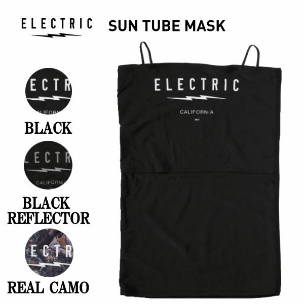 【ELECTRIC】エレクトリック 2024春夏 SUN TUBE MASK サンチューブマスク フェイスマスク アウトドア キャンプ ONE SIZE 3カラー【正規品】【あす楽対応】