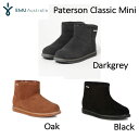 エミュ Paterson Classi Mini 防水ブーツ Australian Sheepskin ファー 撥水加工 ムレ軽減 ファッショナブル 通気性 正規販売代理店