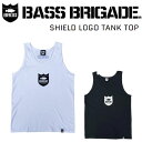 【BASS BRIGADE】バスブリゲード 2020春夏 SHIELD LOGO TANK TOP タンクトップ アウトドア フィッシング 釣り S/M/L/XL 2カラー【あす楽対応】