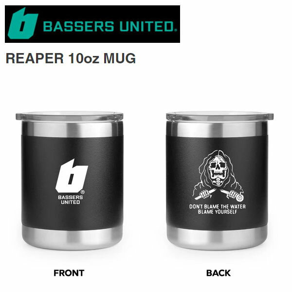 バサーズユナイテッド 2020春夏 REAPER 10oz MUG マグカップ タンブラー ステンレス アウトドア フィッシング 釣り