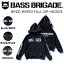 【BASS BRIGADE】バスブリゲード 2021秋冬 BRGD WIRED FULL ZIP HOODIE メンズ パーカー フルジップ フード アウトドア フィッシング M/L/XL/2XL 3カラー【あす楽対応】