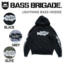 yBASS BRIGADEzoXuQ[h 2022H~ LIGHTNING BASS HOODIE Y vI[o[ t[fB[ AEghA tBbVO M/L/XL/XXL 3J[yyΉz