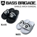 バスブリゲード 2022春夏 SHIELD ARCH SANDAL メンズ シャワーサンダル スリッパ 内履き アウトドア フィッシング 釣り 2カラー 26/27/28