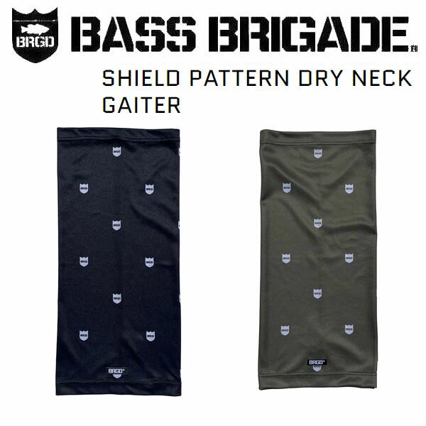 【BASS BRIGADE】バスブリゲード 2022春夏 SHIELD PATTERN DRY NECK GAITER ドライネックゲーター フェイスマスク アウトドア フィッシング 釣り ONE SIZE 2カラー