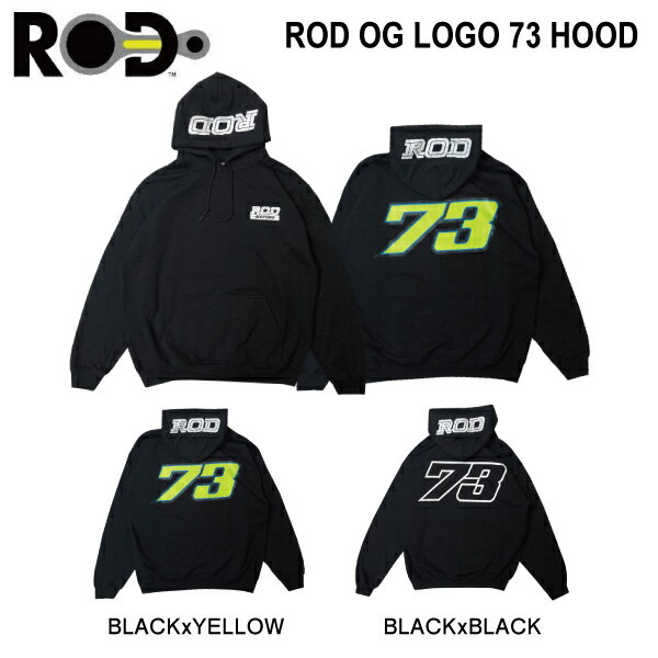 【RODMOTORS】ロッドモータース RODMOTORS オリジナル ROD OG LOGO 73 HOOD メンズ パーカー フーディー アメ車 アウトドア カスタムカー ドラッグレース 所ジョージ 木梨憲武 M/L/XL/XXL 2カラー【正規品】【あす楽対応】