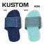 【KUSTOM】カスタム 2018春夏 KID’S KADILLAC DENIM キッズ ヌードルワイヤーサンダル デニム サンダル ビーチサンダル 海 プール 靴 18/20/22cm DIN WSH 【正規品】 1,980円